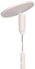 WAC Lighting WMST-XS96-PT W Track Sloped Ceiling Cable Kit, Platinum