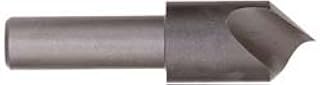 1/2X1/4 SHANK X 82 DEGREE, SINGLE FLUTE, HIGH SPEED STEEL, COUNTERSINK