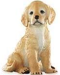 Chiot golden retriever Lenox sculpture tendre évoquant la fidélité d'un compagnon
