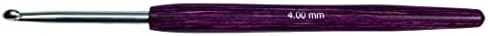 Lana Grossa Wool Crochet Hook with Designer Wood Handle 4 mm