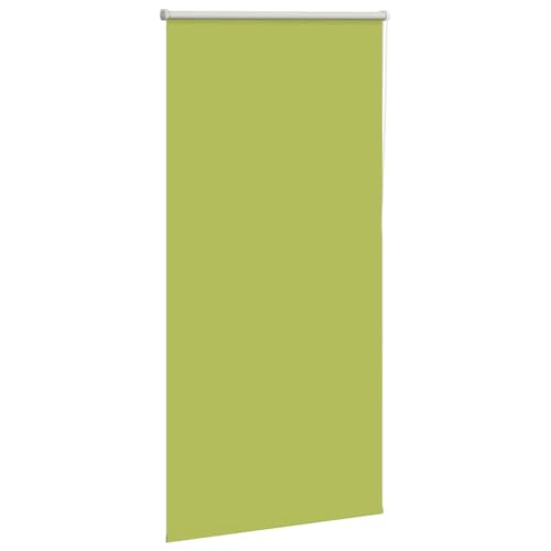 Store enrouleur occultant vert en polyester opaque avec pinces de fixation - 3