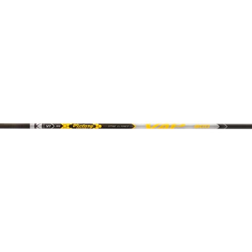 Victory Archery VAP Target 0.166" Micro Diameter Target Arrow (Spine: 350, 12 Pack Bare Shafts, Straightness 0.001 - Elite - Yellow)