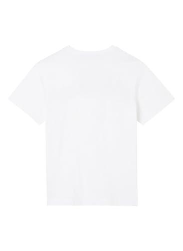 Calvin Klein Camiseta de Manga Corta Hombre Core Monologo Slim Fit, Blanco (Bright White), L