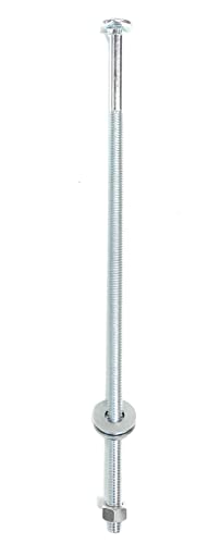 ONESTOCK 3/8-inch x 12-inch Threaded Carriage Bolts with Nuts and Washers - 12-Pack - Thumbnail 5