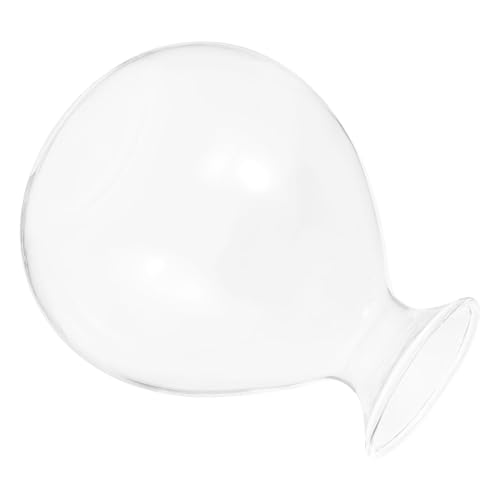 HOMOBABE 透明ガラス製アボカド水耕栽培花瓶 多肉植物用フローティングキャンドル対応インテリア鉢 リビングルームや家菜園のテーブルセン