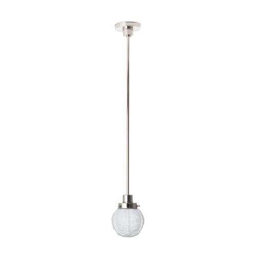 Lampe Suspendue Guimard Flower 20's en Nickel Art Deco Trade pour Salon Lumineux
