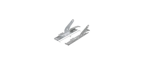 C.R. LAURENCE WCM100 CRL 4' Jalousie Window Glass Clip for Pan Am, Look