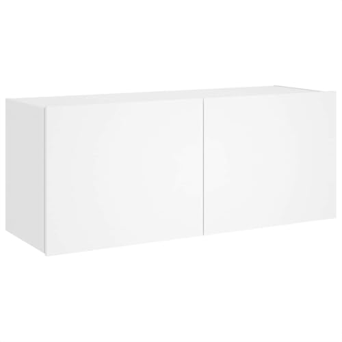 vidaXL TV Wandschrank, TV Schrank mit viel Stauraum, Wandmontage...