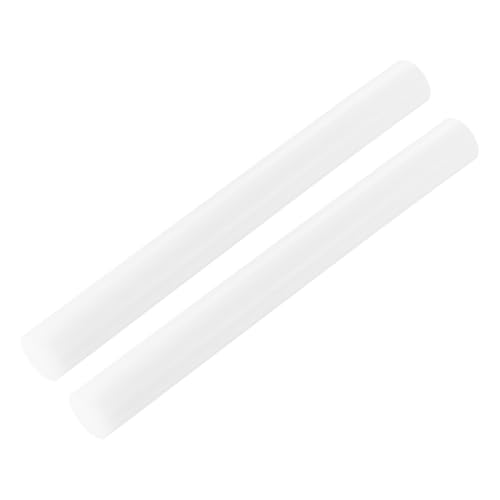 Image of MECCANIXITY ABS Plastic Rod Round Solid Bar 20 mm x 200mm White for DIY Model Material, Architectural Model Making, DIY Sand Table, Pack of 2
