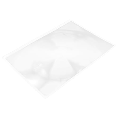 CONGARTENO Large Page Magnifier Sheet PVC Reading Aid for Seniors and Enthusiasts Distortion Computer Monitor Magnifier for Clear Detail Observation