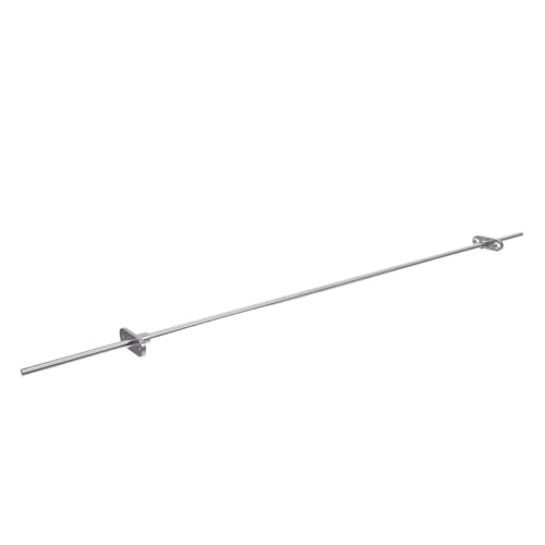 BESTonZON Barra Metálica Colgante para Archivadores 50 Cm Soporte Resistente y Anticorrosión, Riel para Carpetas y Cajones de Oficina, Organizador de Archivos para Escritorio y Armarios