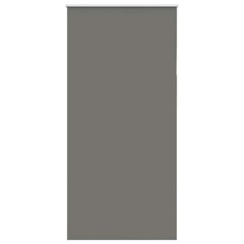 vidaXL Estor Enrollable Opaco Gris 90x210 cm Tela Ancho 85,7 cm