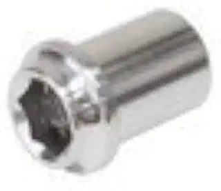 エフエフアール キャリパーブレーキ用枕頭式チタンナット(M6×L10mm) チタンシルバー 108-00126