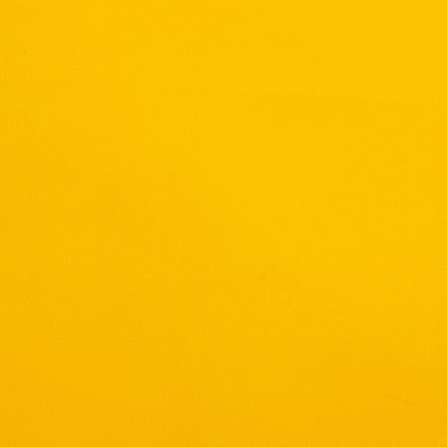 KIYOHARA 無地 生地 オックス 綿 約110cm幅X1mカット col.Y 黄 入園入学セットのレシピ付き TY-24 手芸 ハンドメイド用品