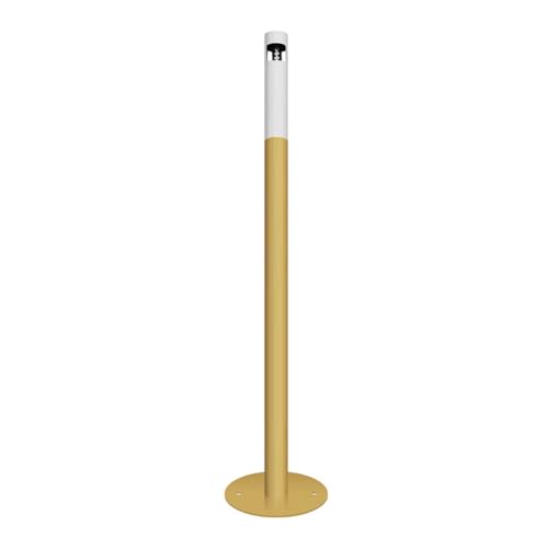 Cenicero de pie con Tapa, de Acero Inoxidable, Vertical, Resistente al Viento, para Uso en Lugares públicos y Jardines (S1)