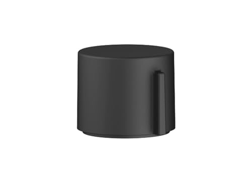 Dornbracht eccentric control with rotary knob, 10712970; Colour: matt black