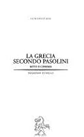 La Grecia secondo Pasolini: Mito e cinema 8822117603 Book Cover