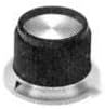 TE Connectivity/Alcoswitch Brand, PKD60B1/4-25Pack, Switch Access Round Knob Rot