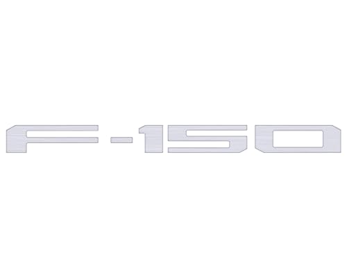 Image of F-150 Tailgate Emblem Letter Inserts - Compatible with 2021-2026 F-150