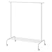 IKEA RIGGA wieszak na ubrania, biały, metal, biały, 111 x 51 x 126 cm