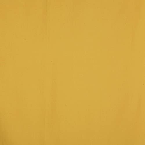 Image of LINENWALAS Cotton Linen Textured Hangs Elegantly with Back Loops Curtains for Door (4.5ft x 8.5ft, Mustard) - Set of 2