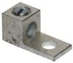 Ilsco TA-6-S Mechanical Lug, 1-Hole, Aluminum, (1) 14-4 AWG CU/AL, 1/4 Stud Size- Pack of 10