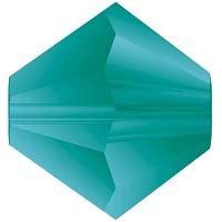 Preciosa MC Bicone Bead Rondelle Xilion 3.6 x 4 mm Blue Matt Zircon (Bicone Preciosa MC Bead Rondelle Xilion Blue) Pack of 36