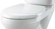 GF7815WH White Galerie Flushwise Seat and Cover, Toilet