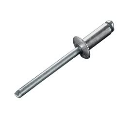 100 Stück Blindnieten Popnieten Alu/Stahl 2,4x6,0 mm Nieten Flachkopf Klemmbereich 2,0-4.0 mm DIN 7337 Cover