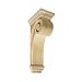 Hand Carved Wood Corbel, Scroll Mission Collection, 6-1/2"W x 10"D x