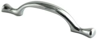 for Ultra Hardware 59409 3 in. Long Foot Arch Drawer Pull Chrome Aftermarket Repair Parts
