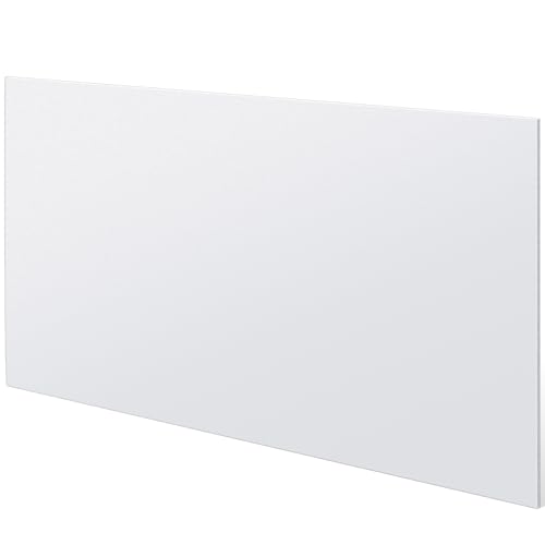 Sasylvia 1 Pcs White HDPE Sheet, 3/8" x 24" x 48", HDPE Plastic Board Flexible High Density Polyethylene Sheet Solid Plastic Block for DIY Projects for Machining Home