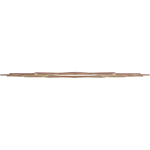 Image of Ekena Millwork 40 inchOD x 15 3 /8 inchID x 3 /8 inchT Eleanor Wood Fretwork Pierced Ceiling Medallion, Hickory