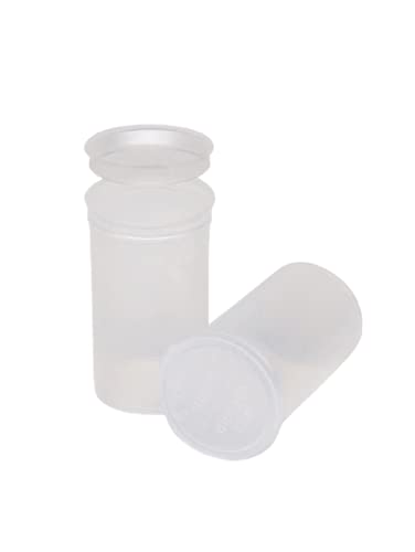 315 Pack Empty Pill Bottles with Pop Top Caps, Medicine Containers, Prescription Vials with Lids, Pop Top Bottles, Flip Top Caps, Empty Vials, Pill Organizer.(13 Dram, Clear)