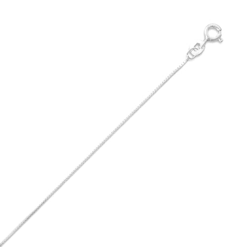 Chaîne vénitienne argent sterling 925 de 0,8 mm de large pour pendentif