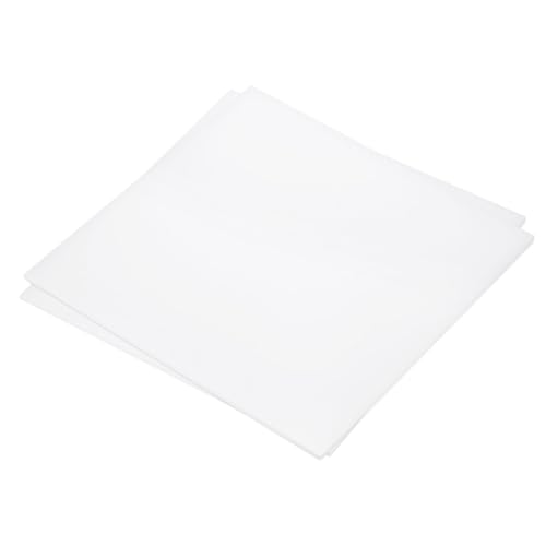 Image of DMiotech 2 Pack 12 x 12 x 0.1 Inch Plastic UHMW Sheets, Ultra High Molecular Weight Polyethylene, Opaque White Polyethylene Board for Automotive, Chemical, Manufacturing, DIY Home Kitchen