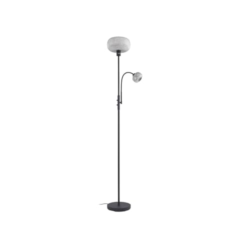 Lindby Stehlampe Aliette (Modern) in Schwarz aus Metall (2 flammig, E27) - Stehleuchte Standleuchte Floor Lamp Wohnzimmerlampe Wohnzimmerleuchte