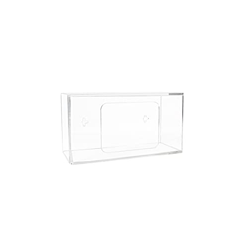 TrippNT 50831 Clear Acrylic Single Side Loading Glove Box Holder, 10