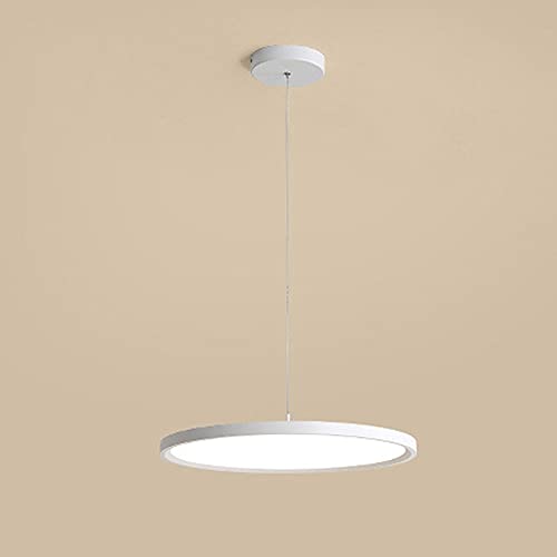 Lámpara colgante para comedor moderno con anillo negro industrial
