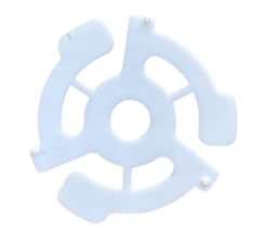 Adaptateurs de disque vinyle 45 tr/min en plastique blanc durable pack de 20 pièces