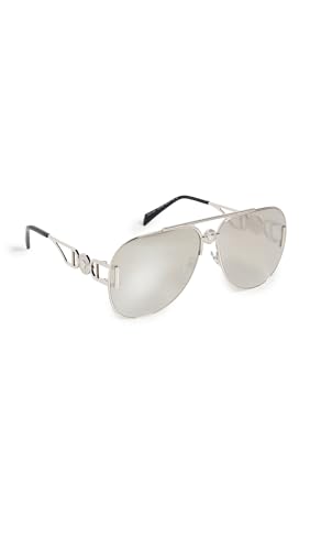 Image of Versace Sunglasses VE 2255 10006G Silver Light Grey Mirror Silve