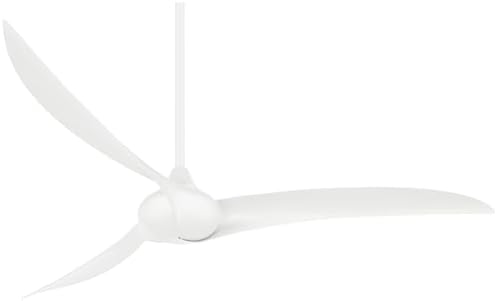 Minka-Aire F855-WH Wave 65" Ceiling Fan with Remote Control in White Finish