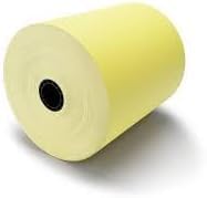 (4 Rolls) 3 1/8 x 230 Yellow Thermal Paper Receipt Rolls (55 GSM Paper Thickness) fits all Clover POS Cash Register Printers from BuyRegisterRolls