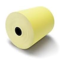 (4 Rolls) 3 1/8 x 230 Yellow Thermal Paper Receipt Rolls (55 GSM Paper Thickness) fits all Clover POS Cash Register Printers from BuyRegisterRolls