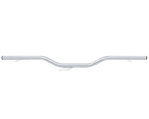 Biker Market - Manubrio piega bassa moto custom diametro 25,4 mm (1) in acciaio cromato. Manubrio universale per moto giapponesi