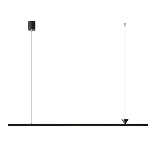 HJYBFA Lámpara Colgante Lineal LED Cuerpo de Cobre, lámpara de araña, Tira Larga Regulable, Elegante iluminación Colgante para Cocina, Isla, Comedor, Dormitorio, Pasillo, Bar,