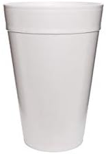 Foam Drink Cups, 32oz, White, 25/Bag, 20 Bags/Carton