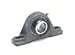 Hub City IndustriaLine 1001-05573 PB221WX2-3/16 Pillow Block Bearing, 2.19" ID, 3" Height, 9.5" Length, 5.5" Width, Metal