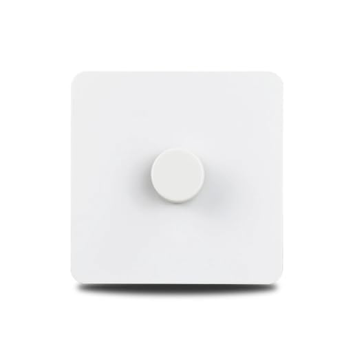 Interrupteur variateur double va-et-vient va et vient blanc mat encastrable