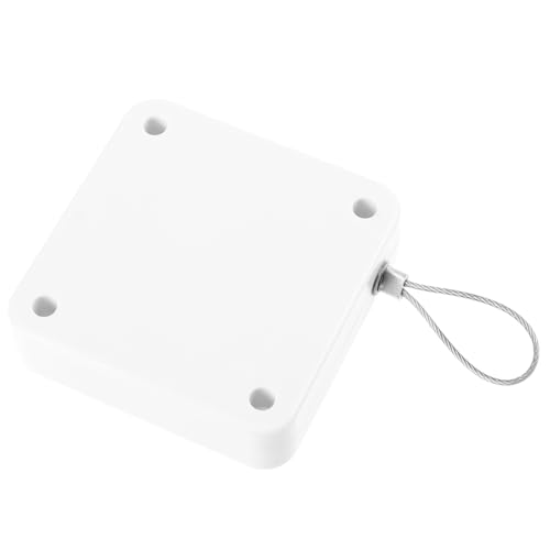 GETAJGHSD 免打孔ロープ式ドアクローザー 白 径 弾性スプリング 静音 自動閉鎖対応 寝室用簡易引き戸ドア留め 耐久 家用